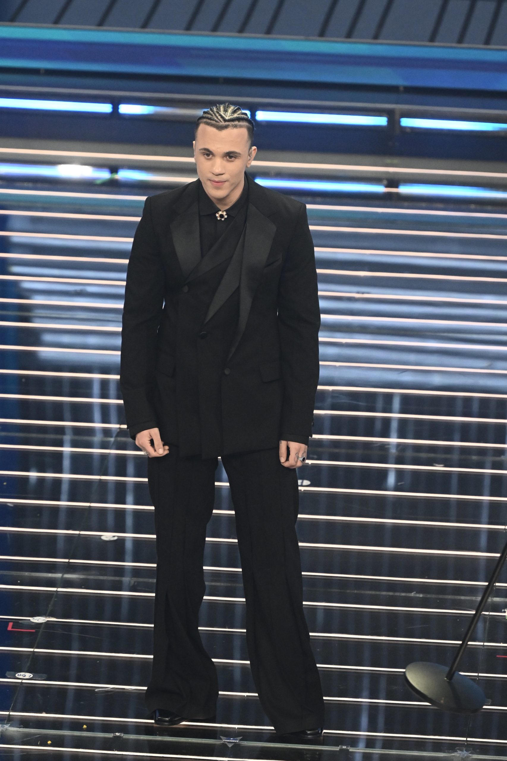 Samurai Jay al Festival di Sanremo 2026 (Credit: AGF)