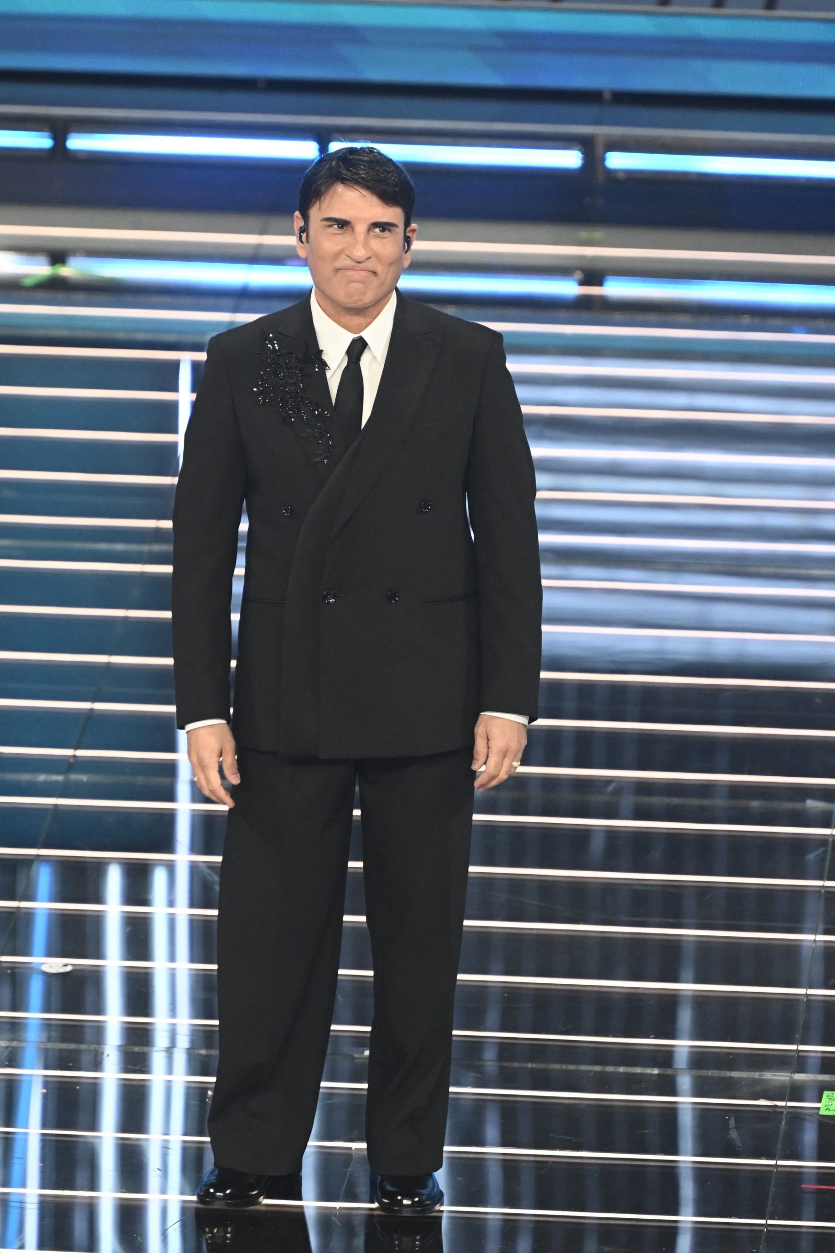 Sal da Vinci durante la prima serata del Festival di Sanremo 2026 (Credit: AGF)