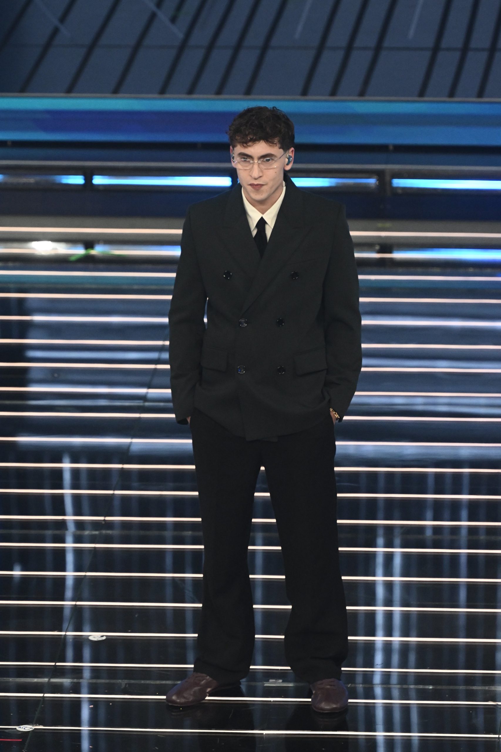 Tredici Pietro durante la prima serata del Festival di Sanremo 2026 (credit: AGF)