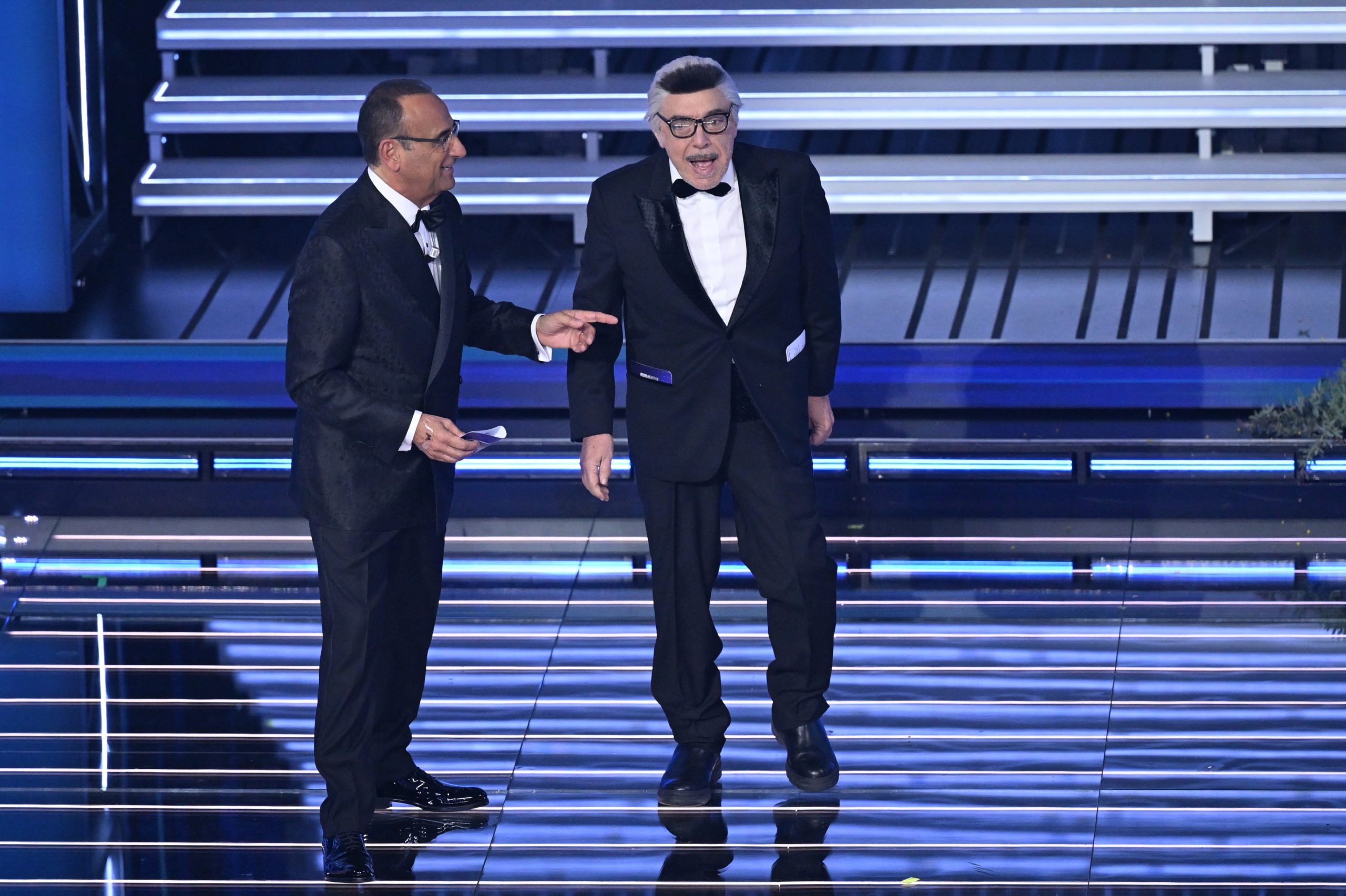 Nino Frassica e Carlo Conti