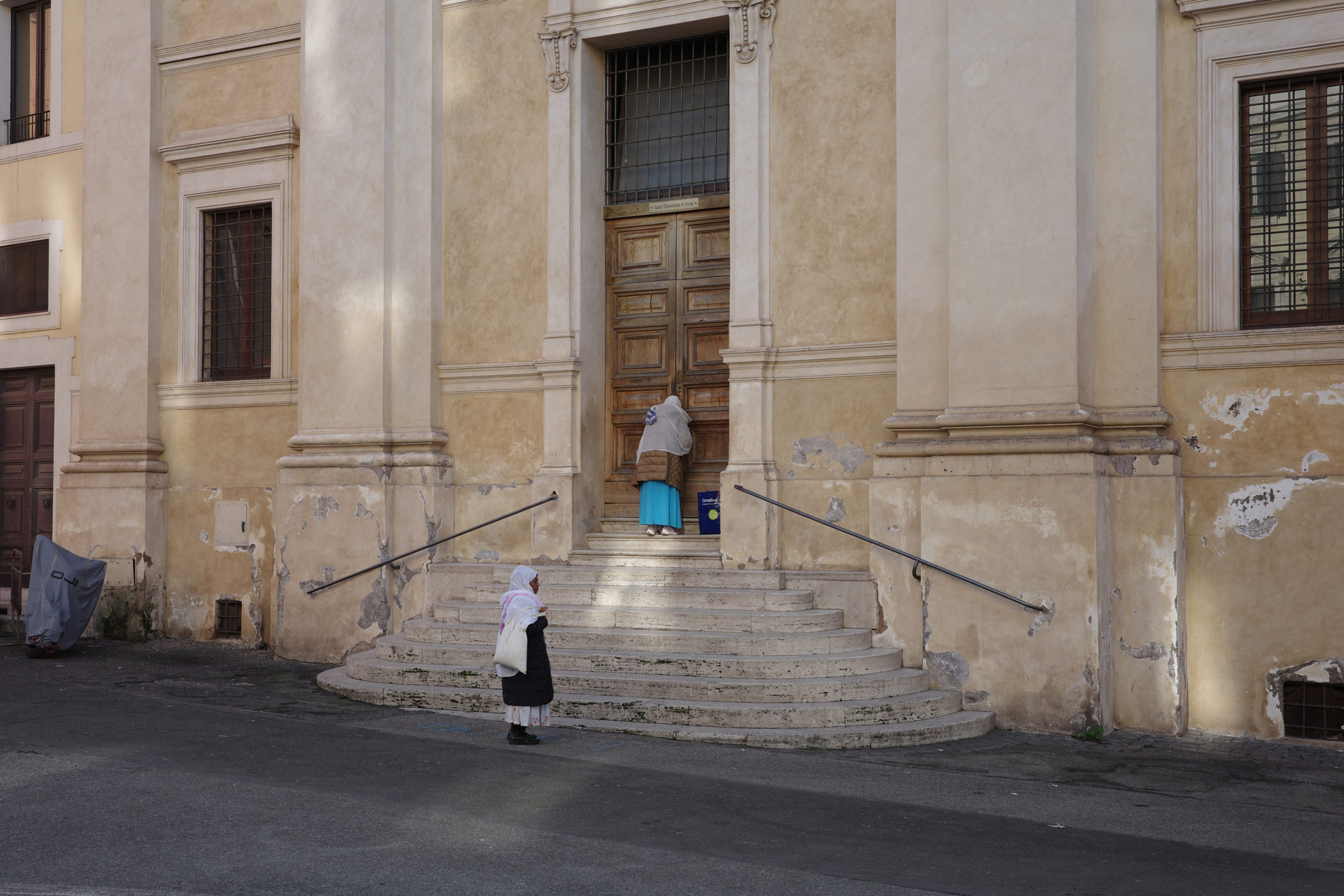 Chiesa dei Santi Gioacchino e Anna ai Monti, luogo di incontro della comunità cristiano-ortodossa etiope © Giulia Massenz, 2025