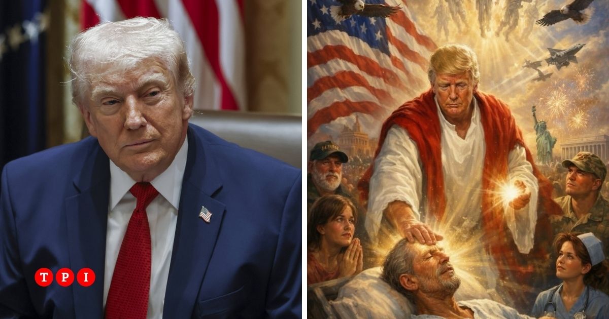 trump nega incredibilmente di essersi paragonato a ges249 nella foto pubblicata sui social ero ritratto come medico solo le fake news potevano inventare quella storia video da Tpi.it trump nega incredibilmente di essersi paragonato a ges249 nella foto pubblicata sui social ero ritratto come medico solo le fake news potevano inventare quella storia video