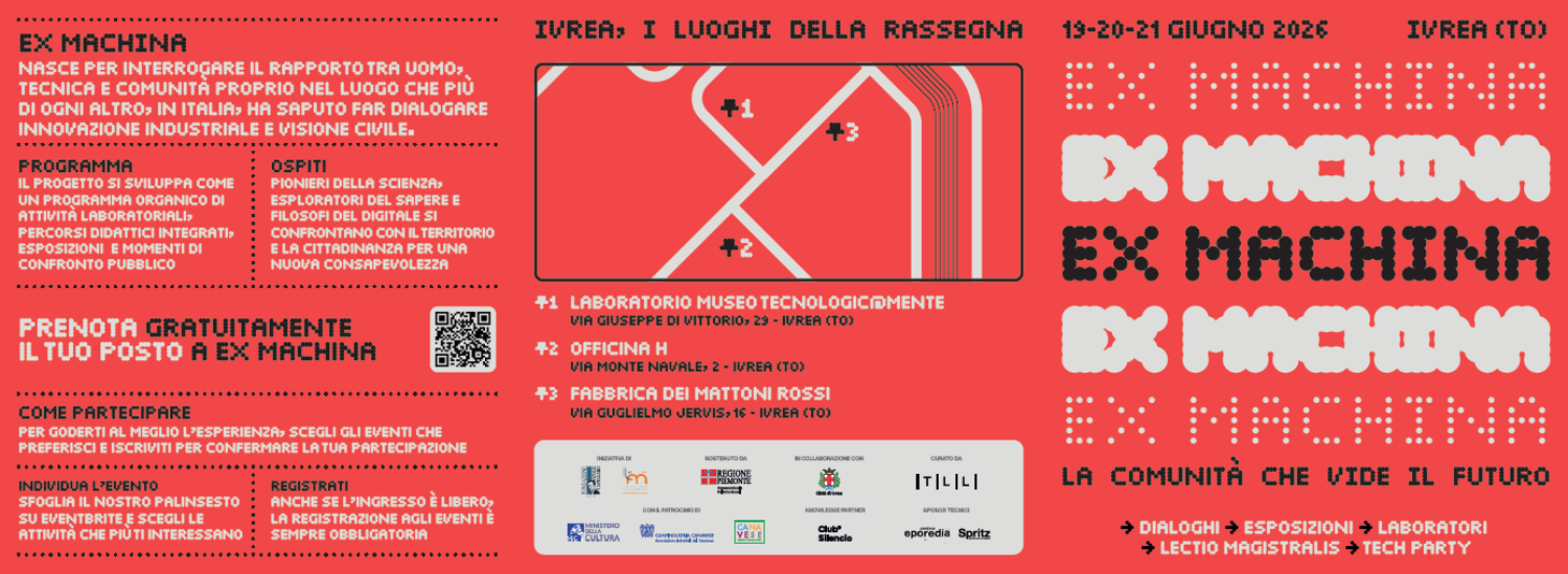 ex machina a ivrea tre giorni per ripensare il futuro tra tecnologia lavoro e comunit224 da Tpi.it ex machina a ivrea tre giorni per ripensare il futuro tra tecnologia lavoro e comunit224