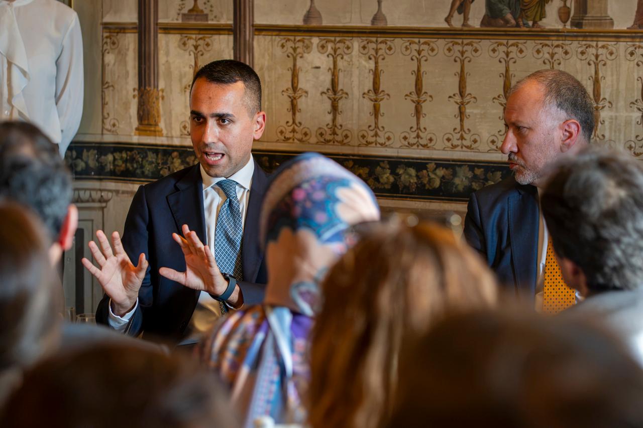 Dialoghi Palazzo Taverna Qatar Europe Di Maio Al-Ansari Khairallah Med-Or TPI