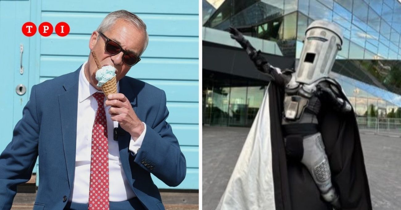 regno unito nigel farage sfider224 alle elezioni un comico travestito da bidone della spazzatura da Tpi.it regno unito nigel farage sfider224 alle elezioni un comico travestito da bidone della spazzatura