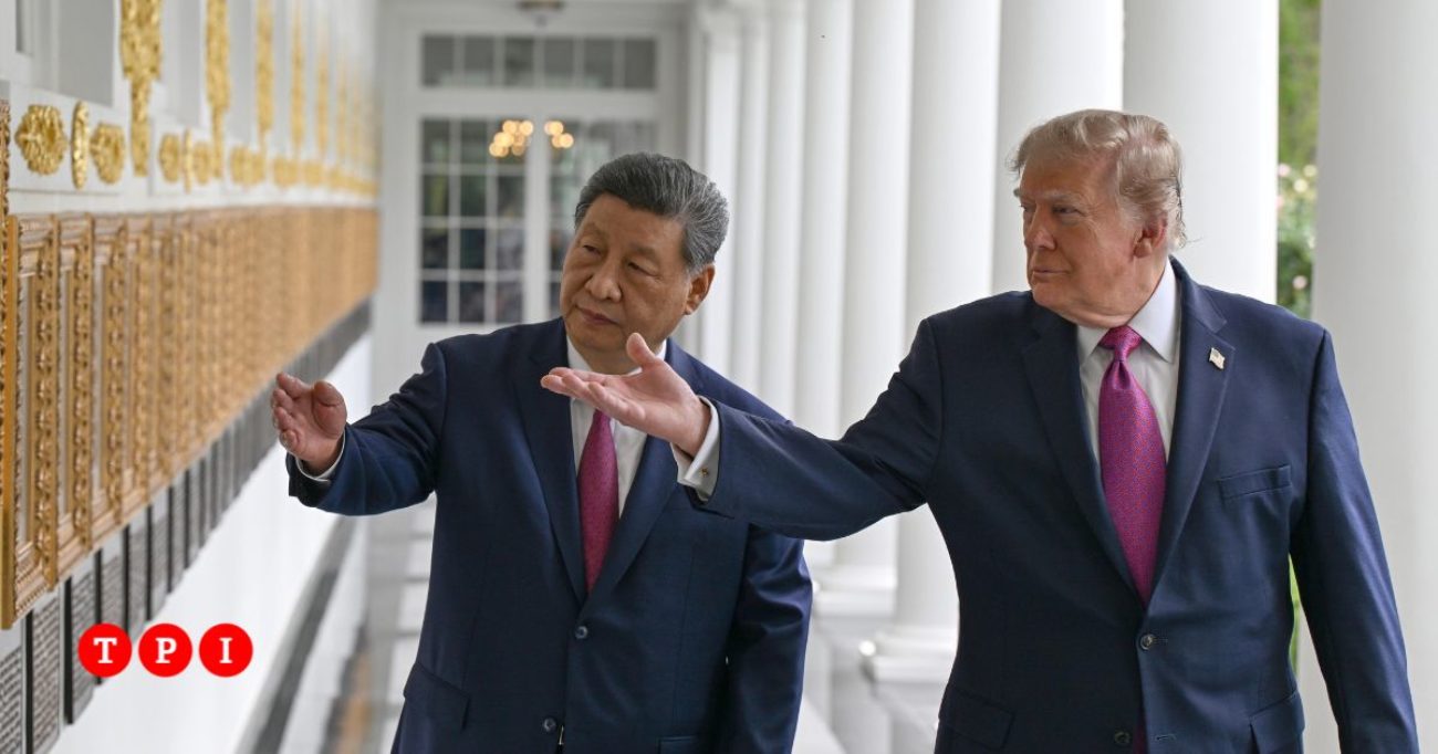 trump accoglie xi jinping alla casa bianca tra battute panda e i patron delle big tech ma la vera partita tra usa e cina si gioca sull8217ia i dazi e taiwan da Tpi.it trump accoglie xi jinping alla casa bianca tra battute panda e i patron delle big tech ma la vera partita tra usa e cina si gioca sull8217ia i dazi e taiwan